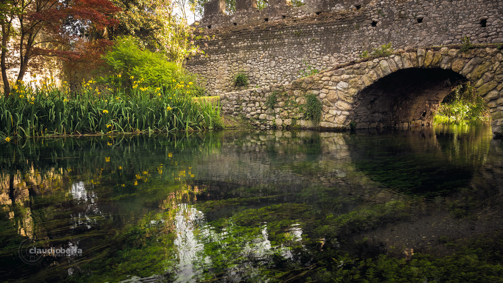 Garden of Ninfa, Garden, Ninfa, Italy, River of time, Nature, River, Bridge, Spring, Travel, Travel Photography, Ancient, Romantic
