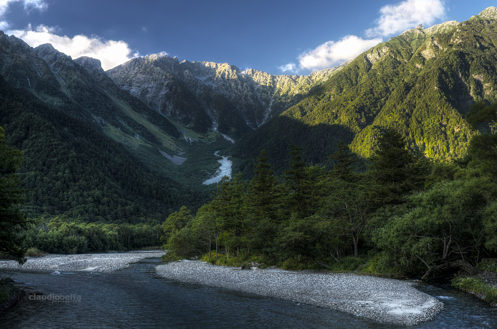 Mount Hokata Kappabashi Azusa river Chubu-Sangaku National Park Japan
