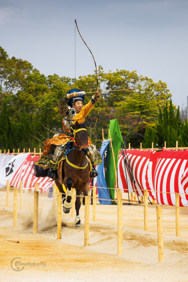 Yabusame, the japanese horse mounted archery